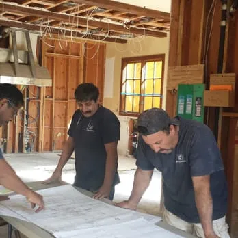 KCB Plumbing crew on a residential job site in Orange County