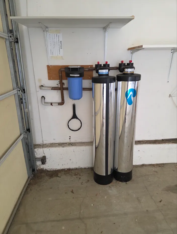 Water softener and filtration system installed by KCB Plumbing